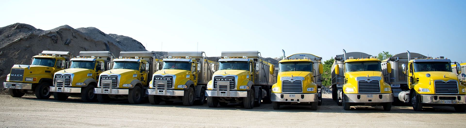 Truck Line-up front view